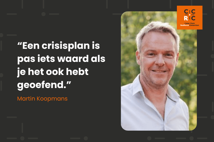 Martin Koopmans: “No crisis ever unfolds according to plan, and that is exactly why you need to practise” cover